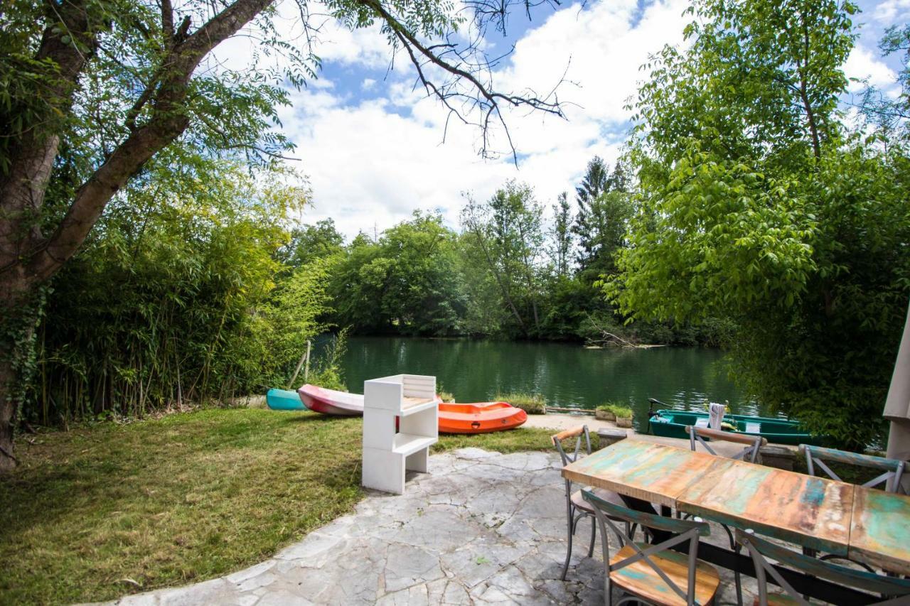 Villa La Ravine au bord du loing à Montigny-sur-Loing Extérieur photo